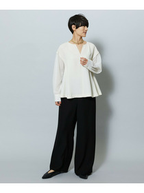 【MOGA】【Lサイズ】2WAYダブルクロスブラウス 詳細画像 ブラック 17