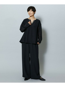 【MOGA】【Lサイズ】2WAYダブルクロスブラウス 詳細画像 ブラック 21