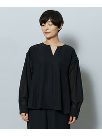 【MOGA】【Lサイズ】2WAYダブルクロスブラウス 詳細画像 ブラック 22