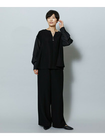 【MOGA】【Lサイズ】2WAYダブルクロスブラウス 詳細画像 ブラック 7