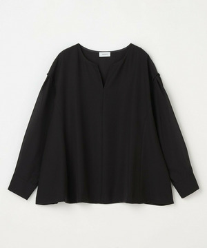 【MOGA】【Lサイズ】2WAYダブルクロスブラウス 詳細画像 チャコールグレー 1