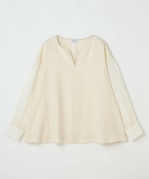 【MOGA】【Lサイズ】2WAYダブルクロスブラウス 詳細画像 クリーム 1