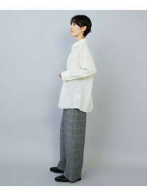 【MOGA】【Lサイズ】シアービエラタックラインブラウス 詳細画像 ブルー 11