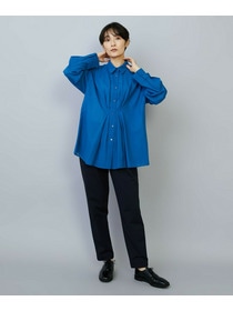 【MOGA】【Lサイズ】シアービエラタックラインブラウス 詳細画像 ブルー 15