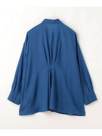 【MOGA】【Lサイズ】シアービエラタックラインブラウス 詳細画像 ブルー 23