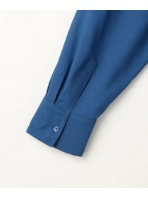 【MOGA】【Lサイズ】シアービエラタックラインブラウス 詳細画像 ブルー 25