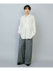 【MOGA】【Lサイズ】シアービエラタックラインブラウス 詳細画像 ブルー 9