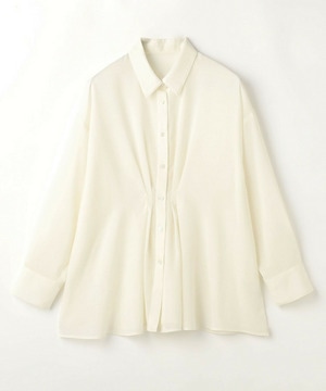 【MOGA】【Lサイズ】シアービエラタックラインブラウス 詳細画像 オフホワイト 1