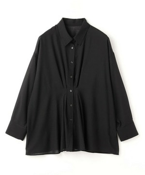 【MOGA】【Lサイズ】シアービエラタックラインブラウス 詳細画像 ブラック 1