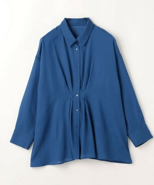 【MOGA】【Lサイズ】シアービエラタックラインブラウス 詳細画像 ブルー 1