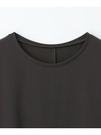 【MOGA】【Lサイズ】強撚2WAYプルオーバーブラウス 詳細画像 ブラック 1