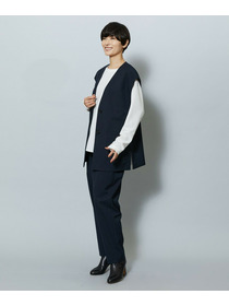 【MOGA】【Lサイズ】強撚2WAYプルオーバーブラウス 詳細画像 ブラック 20