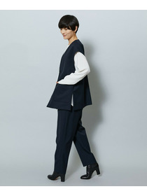 【MOGA】【Lサイズ】強撚2WAYプルオーバーブラウス 詳細画像 ブラック 21