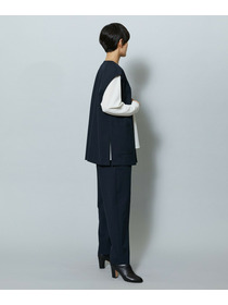 【MOGA】【Lサイズ】強撚2WAYプルオーバーブラウス 詳細画像 ブラック 22