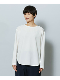 【MOGA】【Lサイズ】強撚2WAYプルオーバーブラウス 詳細画像 ブラック 25