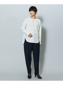 【MOGA】【Lサイズ】強撚2WAYプルオーバーブラウス 詳細画像 ブラック 7