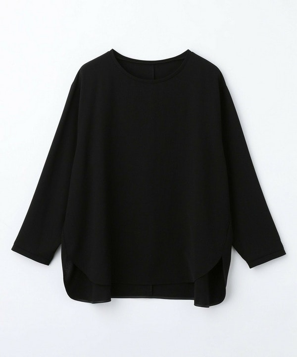 【MOGA】【Lサイズ】強撚2WAYプルオーバーブラウス