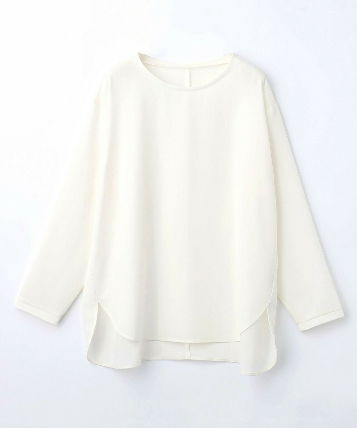 【MOGA】【Lサイズ】強撚2WAYプルオーバーブラウス 詳細画像 オフホワイト 1