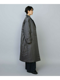 【MOGA】【Lサイズ】シルキータフタパディングテーラードコクーンコート 詳細画像 チャコールグレー 10