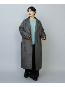 【MOGA】【Lサイズ】シルキータフタパディングテーラードコクーンコート 詳細画像 チャコールグレー 5