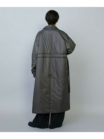 【MOGA】【Lサイズ】シルキータフタパディングテーラードコクーンコート 詳細画像 チャコールグレー 9