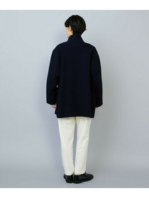 【MOGA】【Lサイズ】メルトンリバースタンドカラーコート 詳細画像 チャコールグレー 16