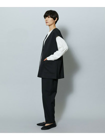 【MOGA】【Lサイズ】ライトパウダリーツイルジレ 詳細画像 ネイビー 10