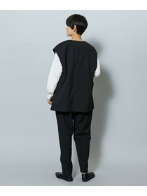 【MOGA】【Lサイズ】ライトパウダリーツイルジレ 詳細画像 ネイビー 12