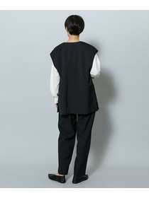 【MOGA】【Lサイズ】ライトパウダリーツイルジレ 詳細画像 ネイビー 13