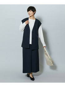 【MOGA】【Lサイズ】ライトパウダリーツイルジレ 詳細画像 ネイビー 18