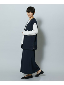 【MOGA】【Lサイズ】ライトパウダリーツイルジレ 詳細画像 ネイビー 21