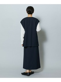 【MOGA】【Lサイズ】ライトパウダリーツイルジレ 詳細画像 ネイビー 23