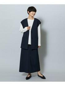 【MOGA】【Lサイズ】ライトパウダリーツイルジレ 詳細画像 ネイビー 26