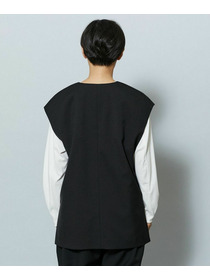 【MOGA】【Lサイズ】ライトパウダリーツイルジレ 詳細画像 ネイビー 30