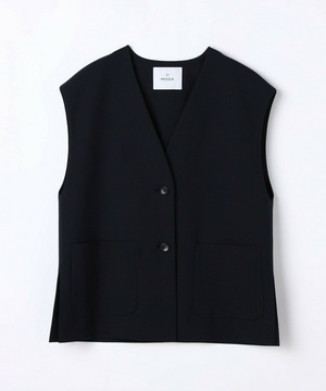 【MOGA】【Lサイズ】ライトパウダリーツイルジレ 詳細画像 ネイビー 1