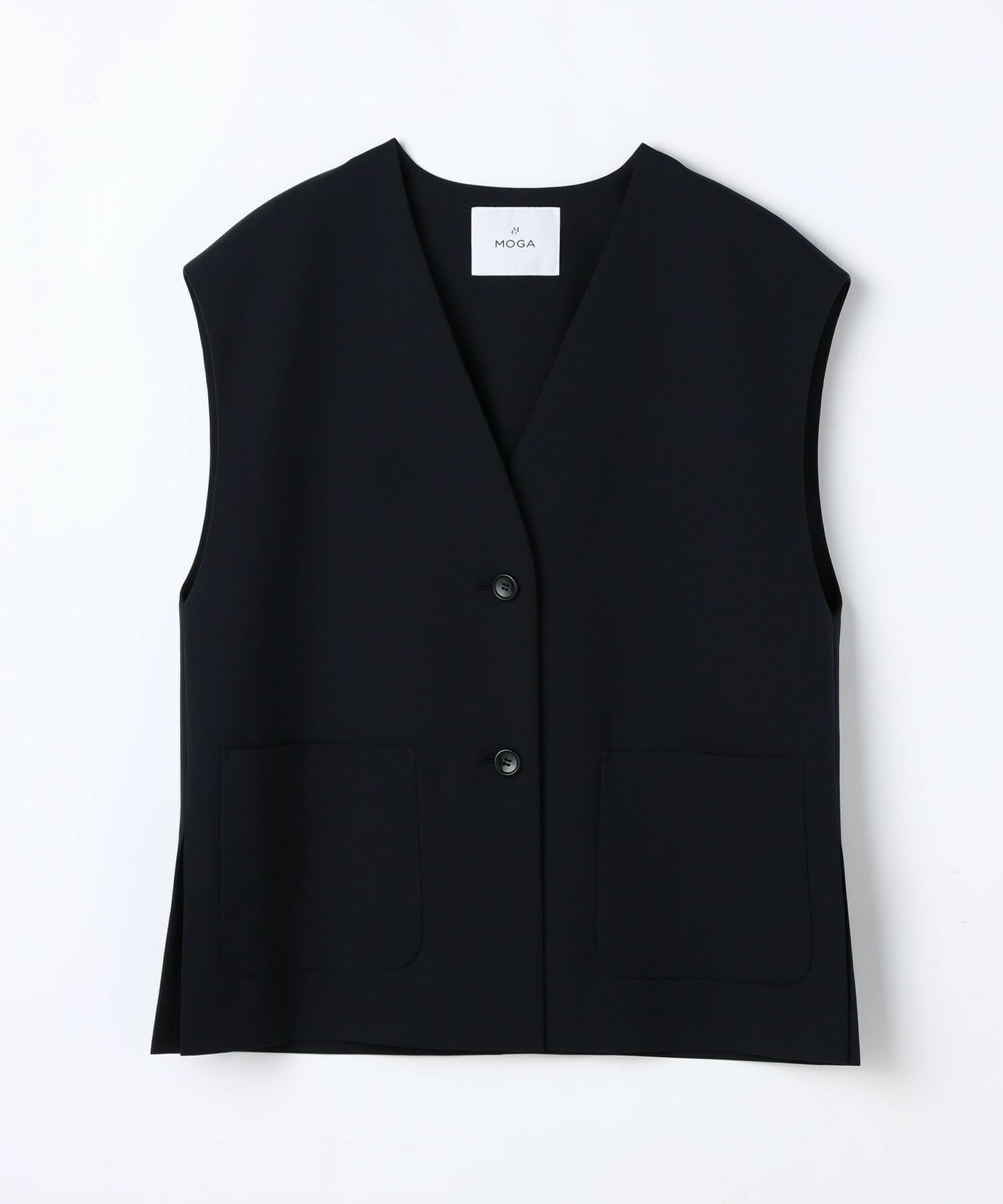 【MOGA】【Lサイズ】ライトパウダリーツイルジレ 詳細画像 ネイビー 1