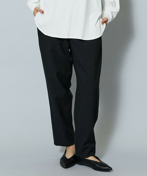 【MOGA】【Lサイズ】ライトパウダリーツイルテーパードパンツ 詳細画像 ブラック 2