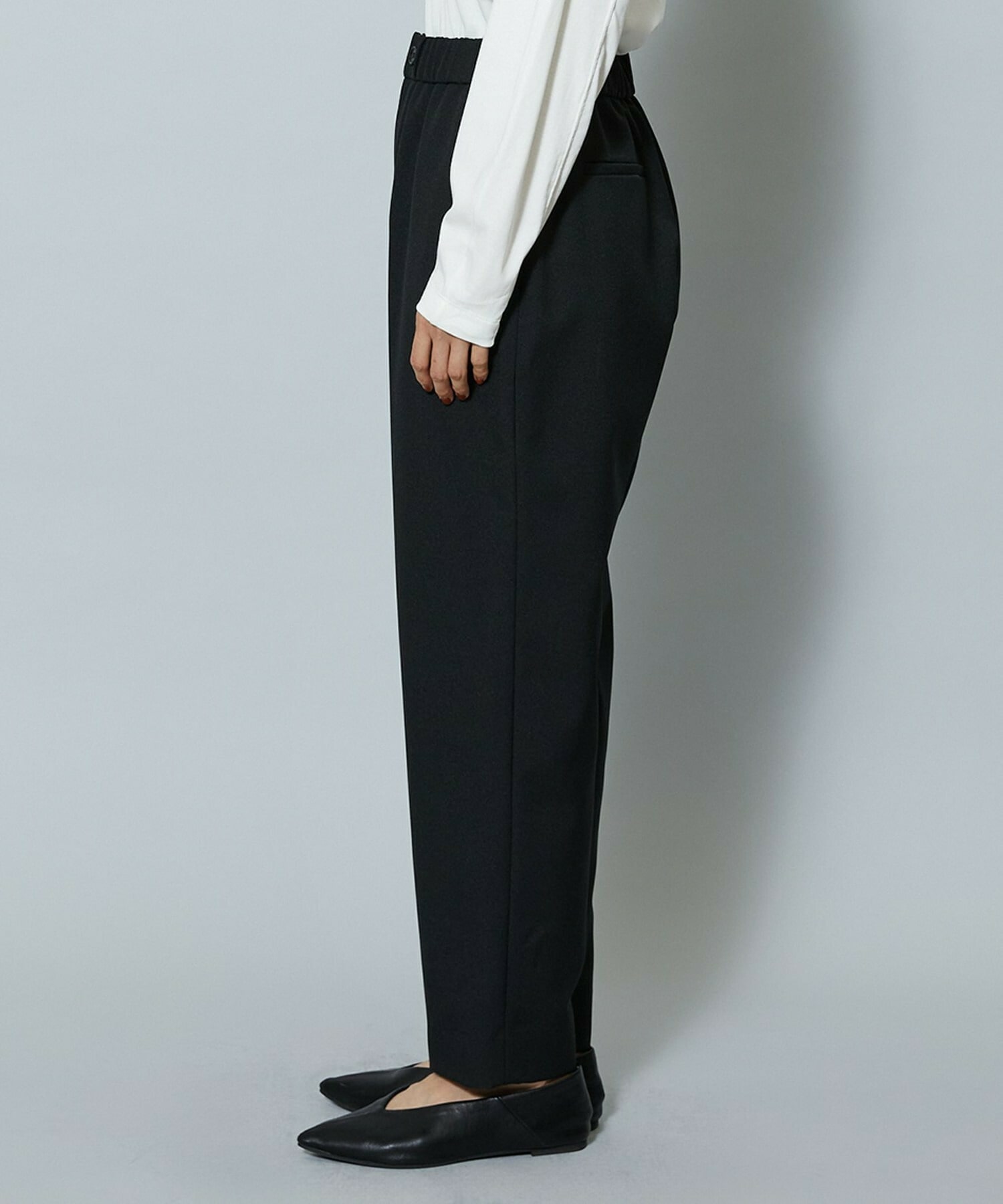 【MOGA】【Lサイズ】ライトパウダリーツイルテーパードパンツ 詳細画像 ネイビー 26