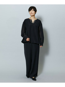 【MOGA】【Lサイズ】2WAYダブルクロスワイドパンツ 詳細画像 チャコールグレー 17