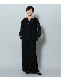 【MOGA】【Lサイズ】2WAYダブルクロスワイドパンツ 詳細画像 チャコールグレー 8