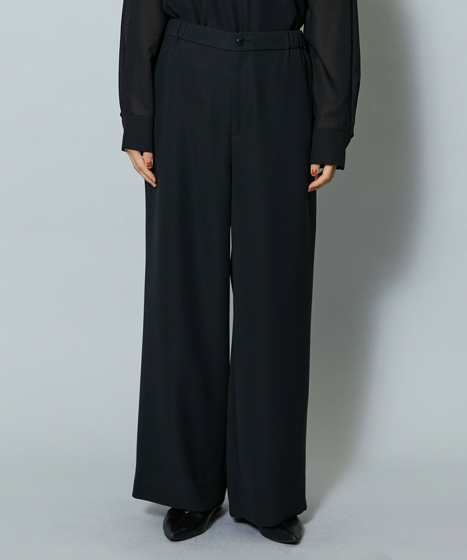 【MOGA】【Lサイズ】2WAYダブルクロスワイドパンツ 詳細画像 チャコールグレー 25