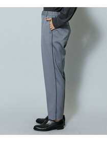 【MOGA】【Lサイズ】ヘリンボンストレッチテーパードパンツ 詳細画像 チャコールグレー 13