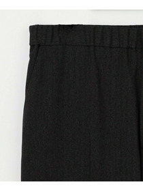 【MOGA】【Lサイズ】ヘリンボンストレッチテーパードパンツ 詳細画像 チャコールグレー 2
