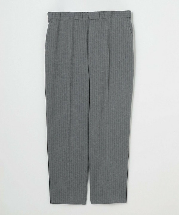 【MOGA】【Lサイズ】ヘリンボンストレッチテーパードパンツ