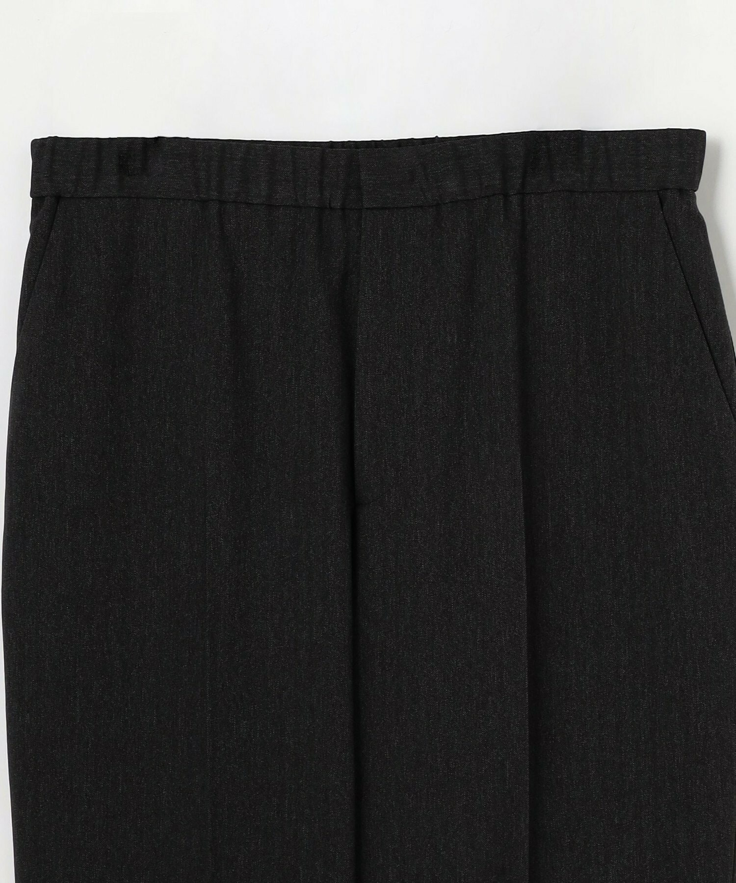 【MOGA】【Lサイズ】ヘリンボンストレッチテーパードパンツ 詳細画像 チャコールグレー 1