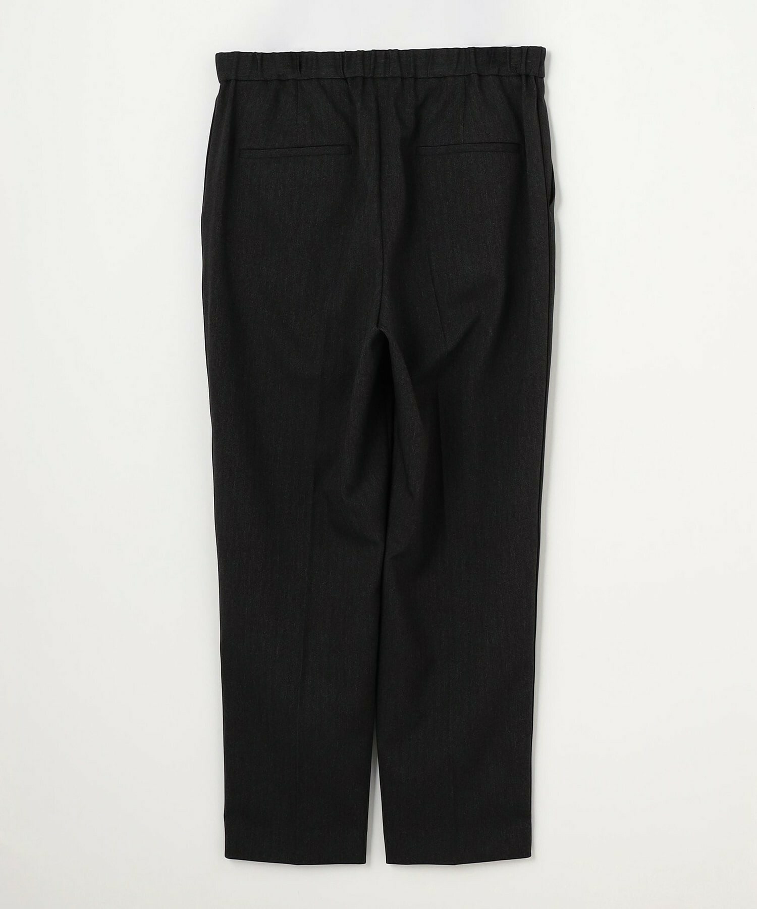 【MOGA】【Lサイズ】ヘリンボンストレッチテーパードパンツ 詳細画像 チャコールグレー 6