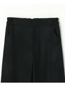 【MOGA】【Lサイズ】ウールカシミヤストレッチワイドパンツ 詳細画像 ブラック系その他 1