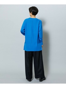 【MOGA】【Lサイズ】ウールカシミヤストレッチワイドパンツ 詳細画像 ブラック系その他 10