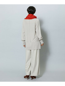 【MOGA】【Lサイズ】ウールカシミヤストレッチワイドパンツ 詳細画像 ブラック系その他 19