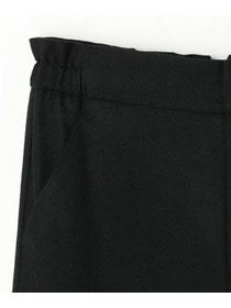 【MOGA】【Lサイズ】ウールカシミヤストレッチワイドパンツ 詳細画像 ブラック系その他 2